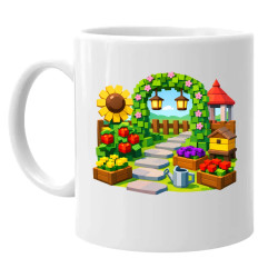 Grow a garden - keramický hrnček s potlačou