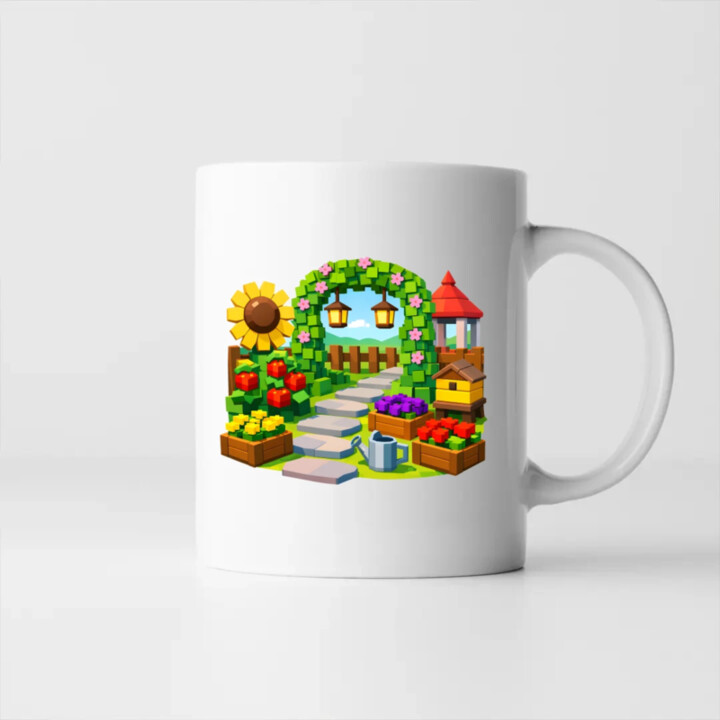 Grow a garden - keramický hrnček s potlačou