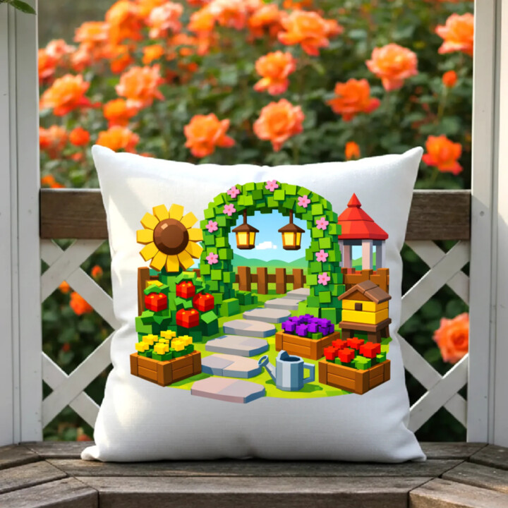Grow a garden - vankúš s potlačou