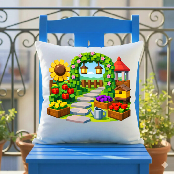 Grow a garden - vankúš s potlačou