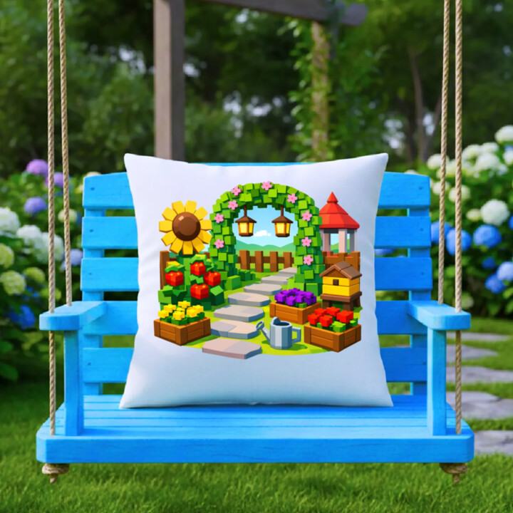 Grow a garden - vankúš s potlačou