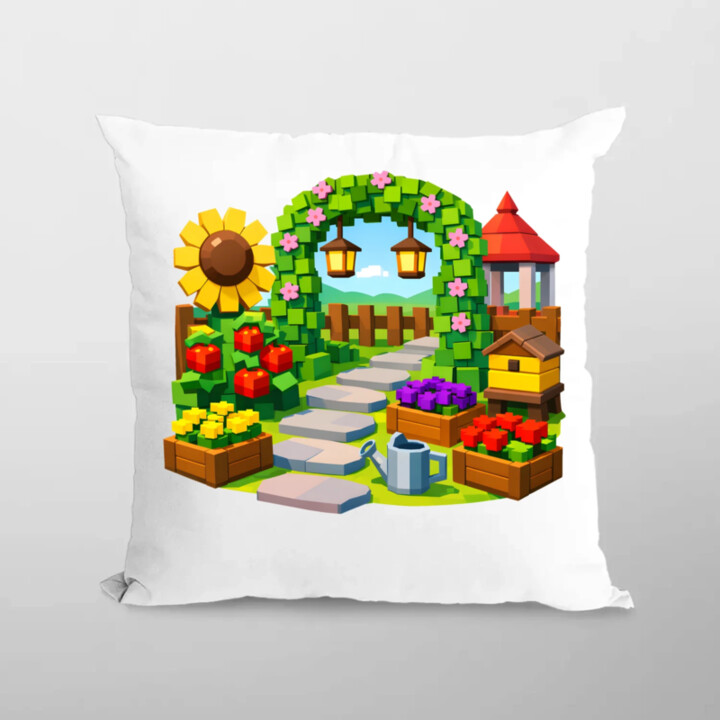 Grow a garden - vankúš s potlačou