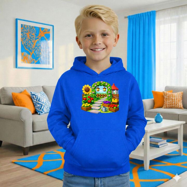 Grow a garden - detská mikina s kapucňou