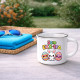 Som EXX-tra  - smaltovaný hrnček s potlačou
