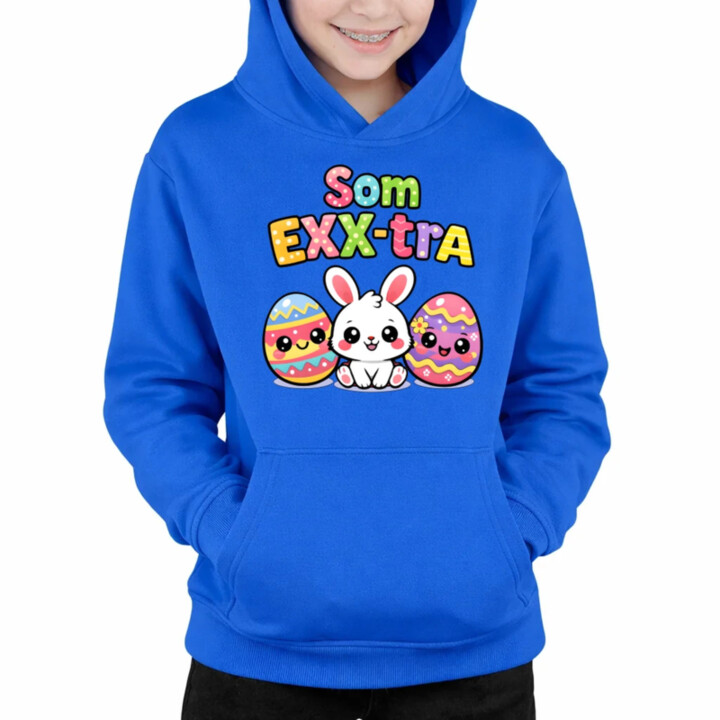 Som EXX-tra - detská mikina s kapucňou