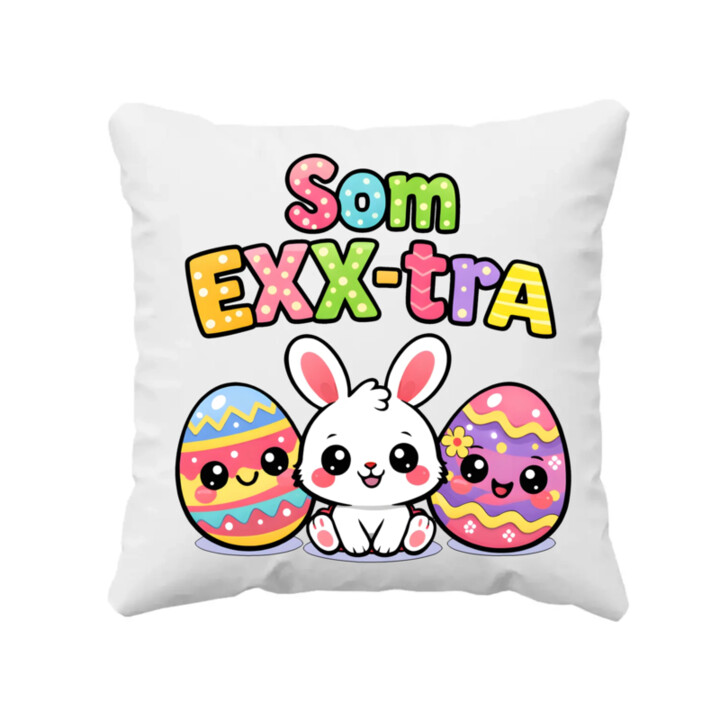 Som EXX-tra - vankúš s potlačou