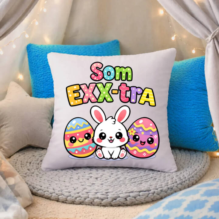Som EXX-tra - vankúš s potlačou