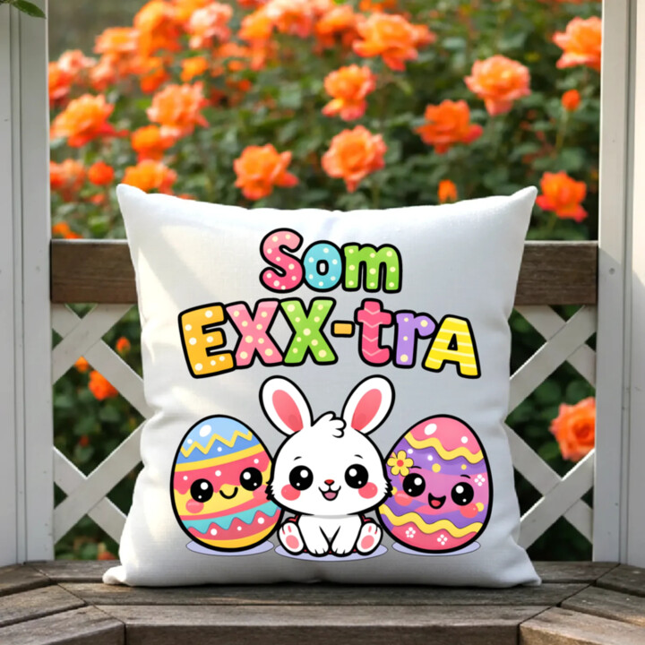 Som EXX-tra - vankúš s potlačou