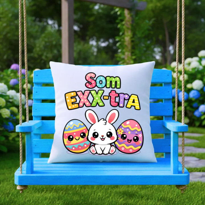 Som EXX-tra - vankúš s potlačou