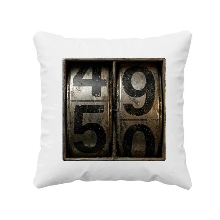 Počítadlo – 50 rokov - vankúš s potlačou