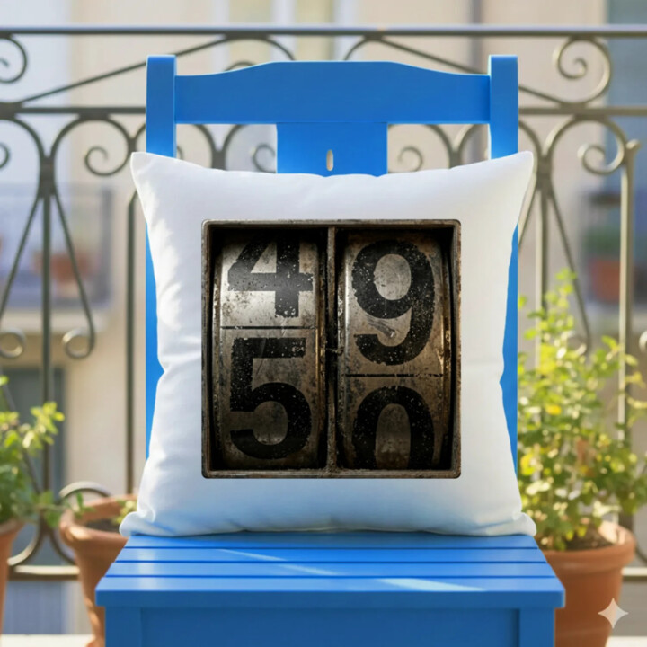 Počítadlo – 50 rokov - vankúš s potlačou