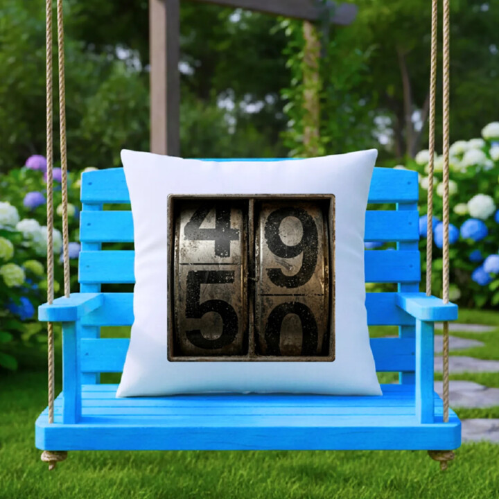 Počítadlo – 50 rokov - vankúš s potlačou