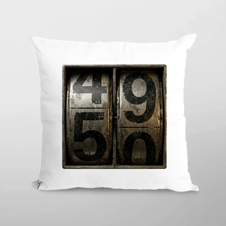 Počítadlo – 50 rokov - vankúš s potlačou