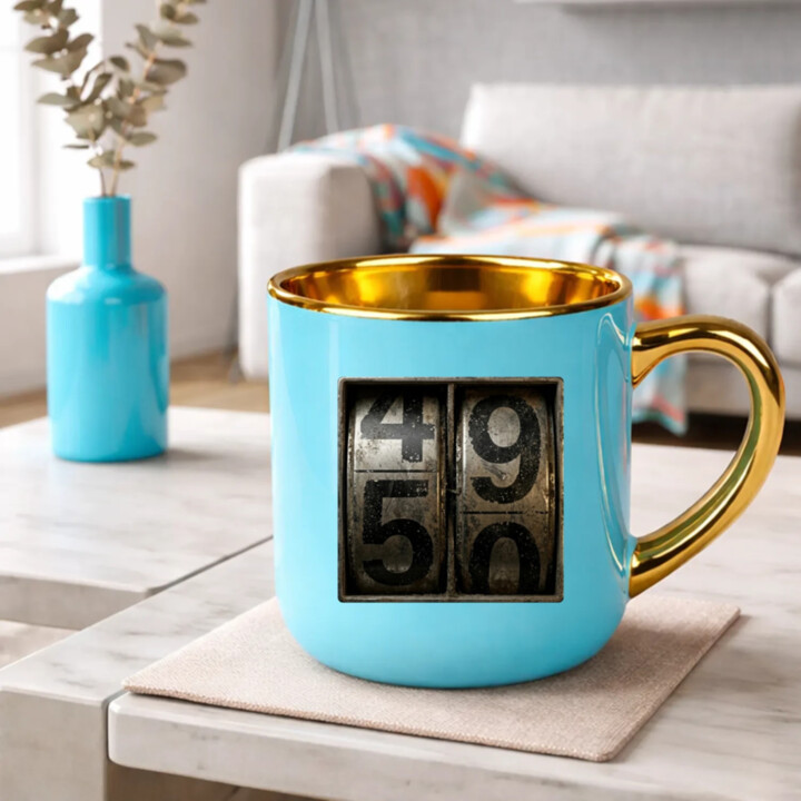 Počítadlo – 50 rokov – Elegantný hrnček na darček