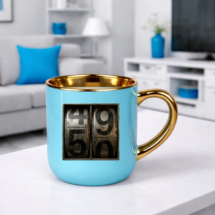Počítadlo – 50 rokov – Elegantný hrnček na darček