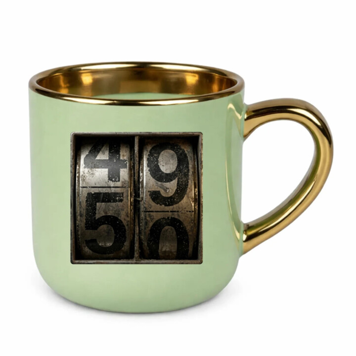 Počítadlo – 50 rokov – Elegantný hrnček na darček