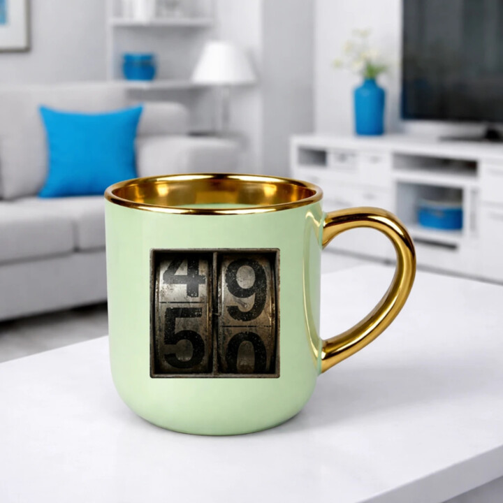 Počítadlo – 50 rokov – Elegantný hrnček na darček