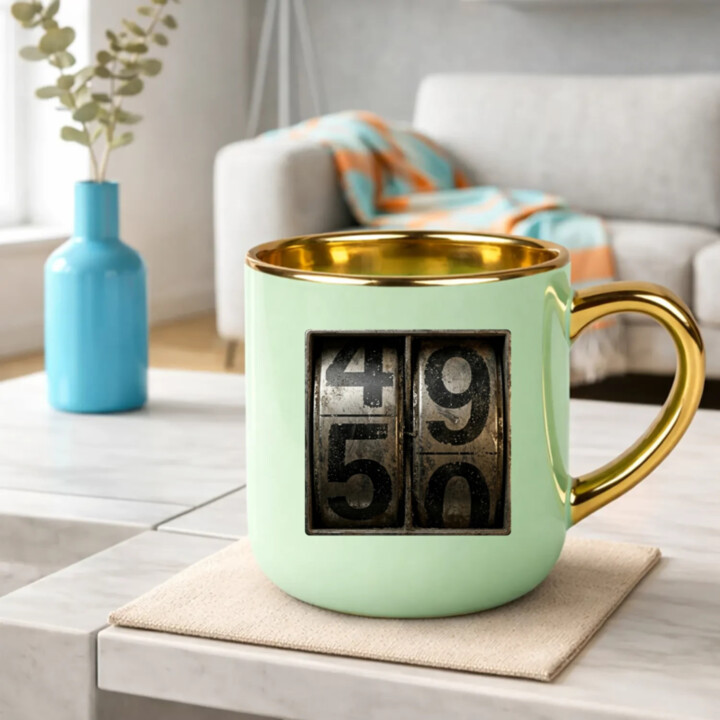 Počítadlo – 50 rokov – Elegantný hrnček na darček