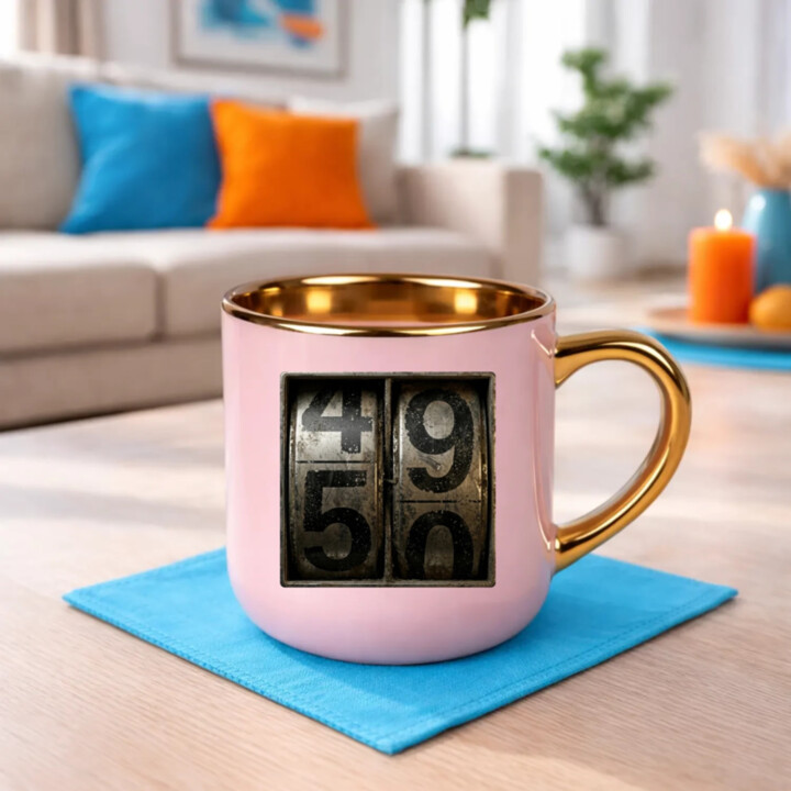 Počítadlo – 50 rokov – Elegantný hrnček na darček