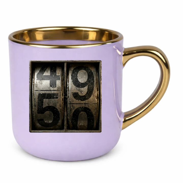 Počítadlo – 50 rokov – Elegantný hrnček na darček