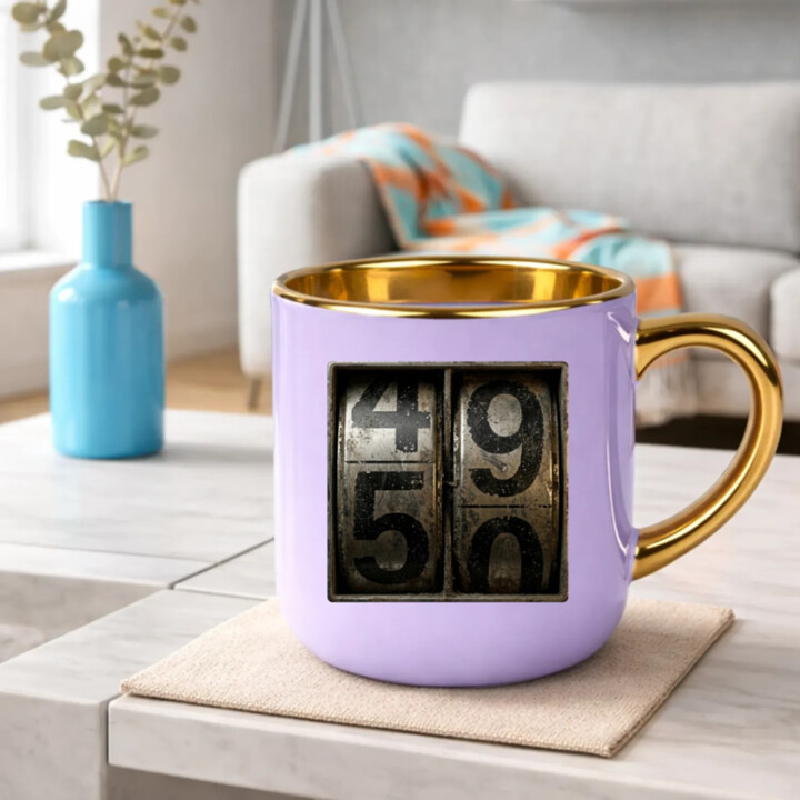 Počítadlo – 50 rokov – Elegantný hrnček na darček