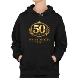 50 – pol storočia lesku  - dámska mikina s potlačou