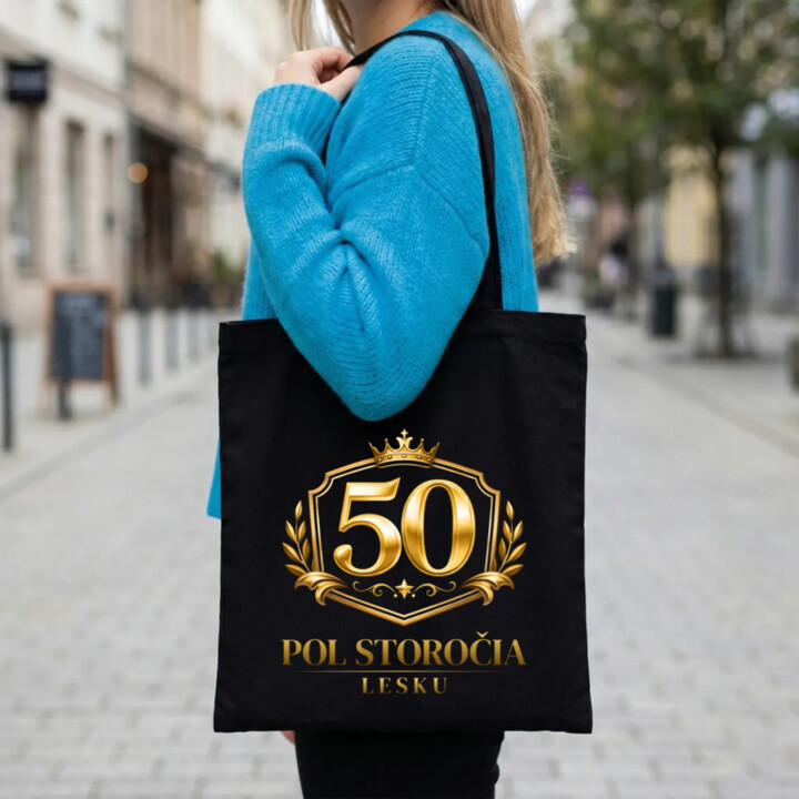 50 – pol storočia lesku - taška s potlačou