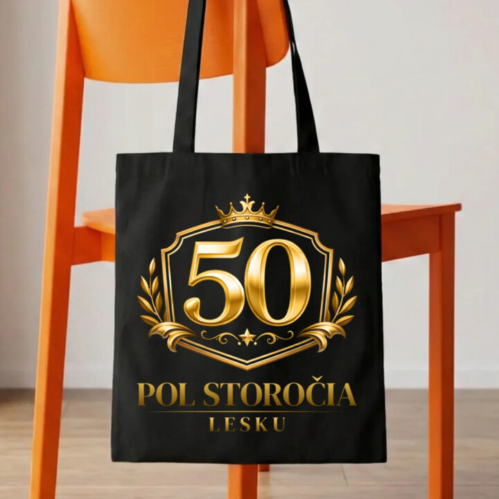 50 – pol storočia lesku - taška s potlačou