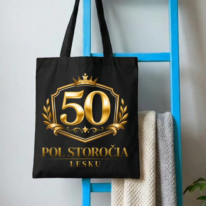 50 – pol storočia lesku - taška s potlačou