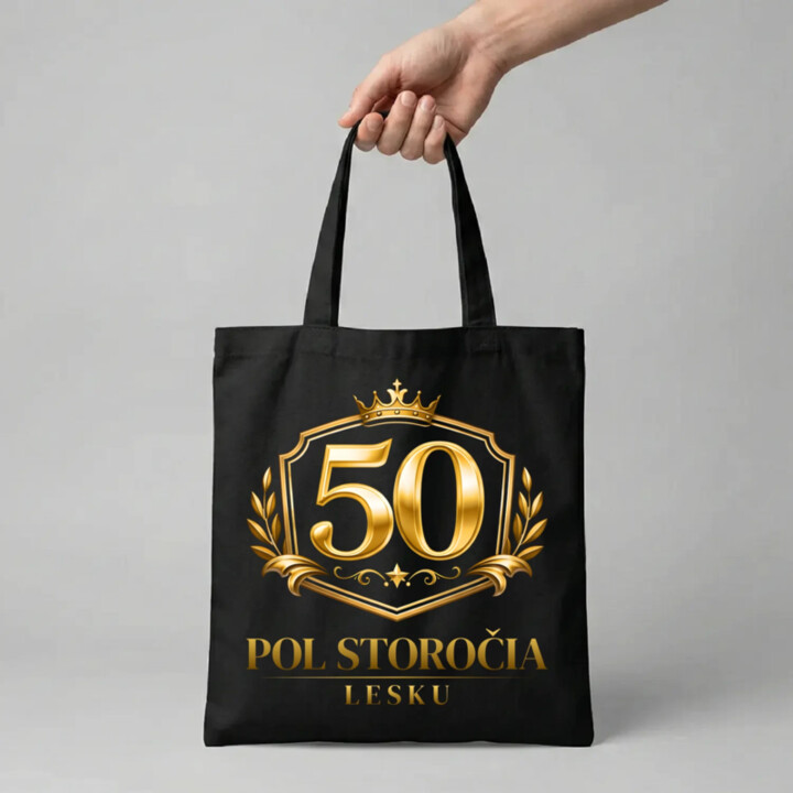 50 – pol storočia lesku - taška s potlačou