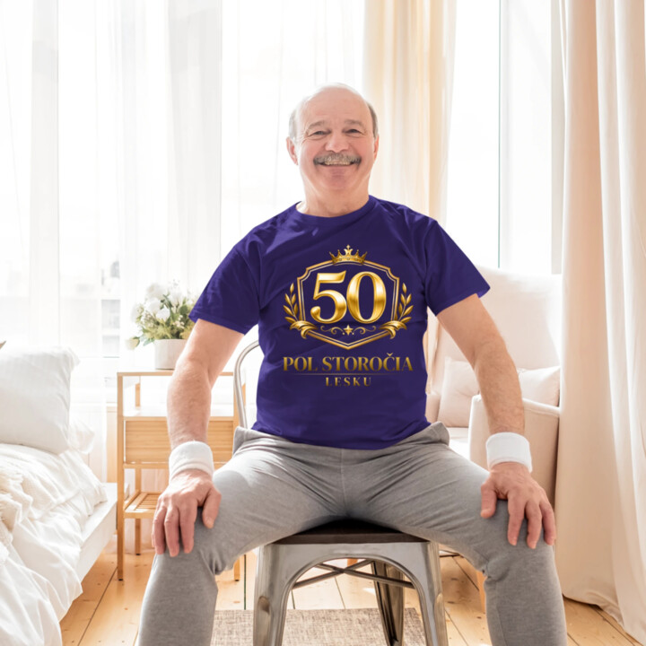 50 – pol storočia lesku - pánske tričko s potlačou