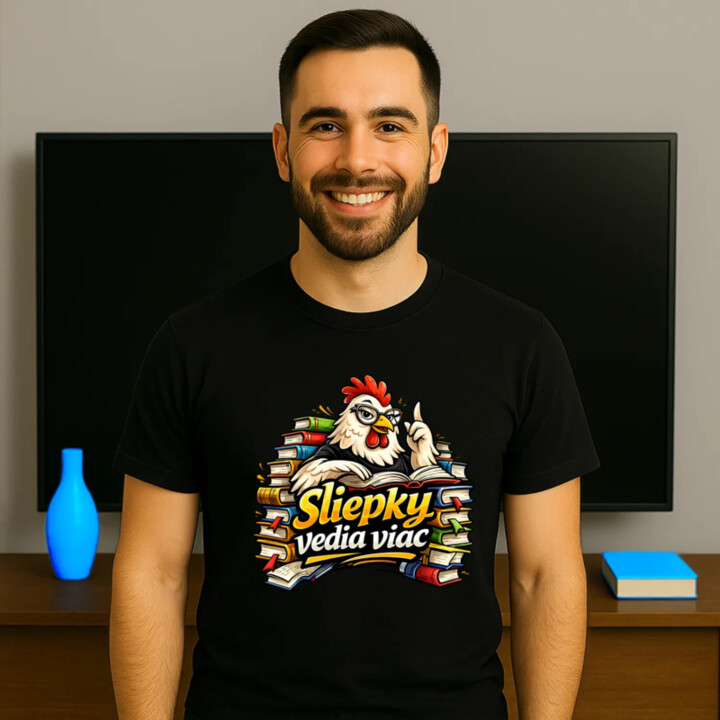 Sliepky vedia viac - pánske tričko s potlačou