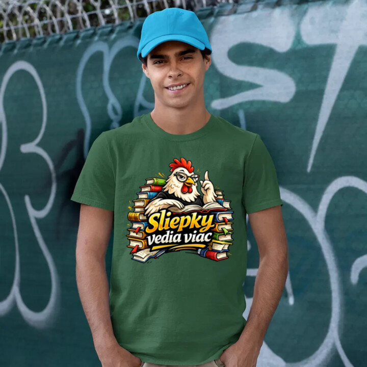 Sliepky vedia viac - pánske tričko s potlačou