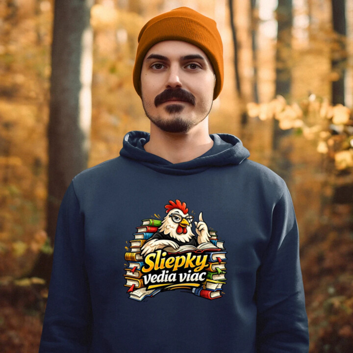 Sliepky vedia viac  - pánska mikina s potlačou