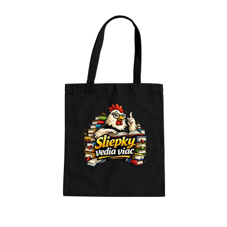 Sliepky vedia viac - taška s potlačou