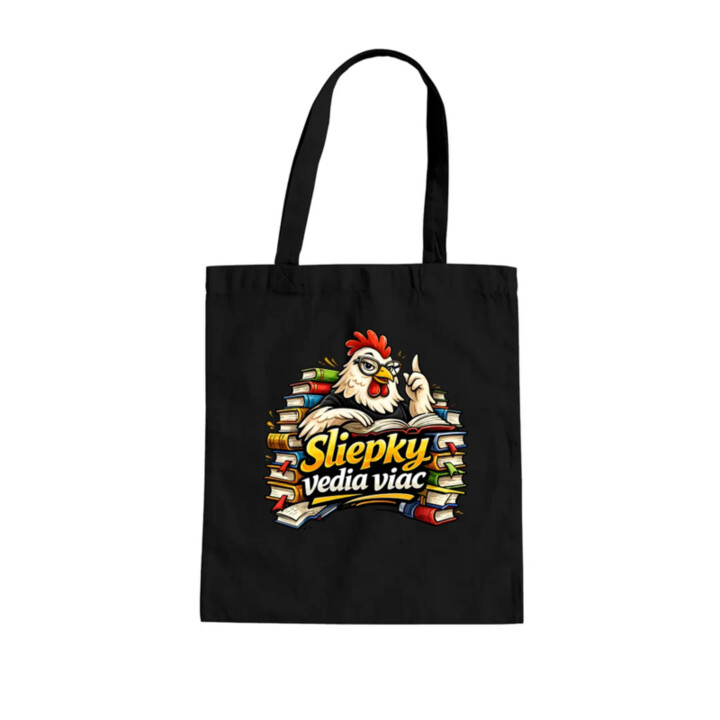Sliepky vedia viac - taška s potlačou