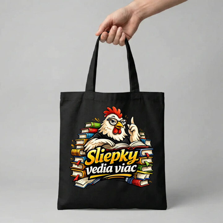 Sliepky vedia viac - taška s potlačou