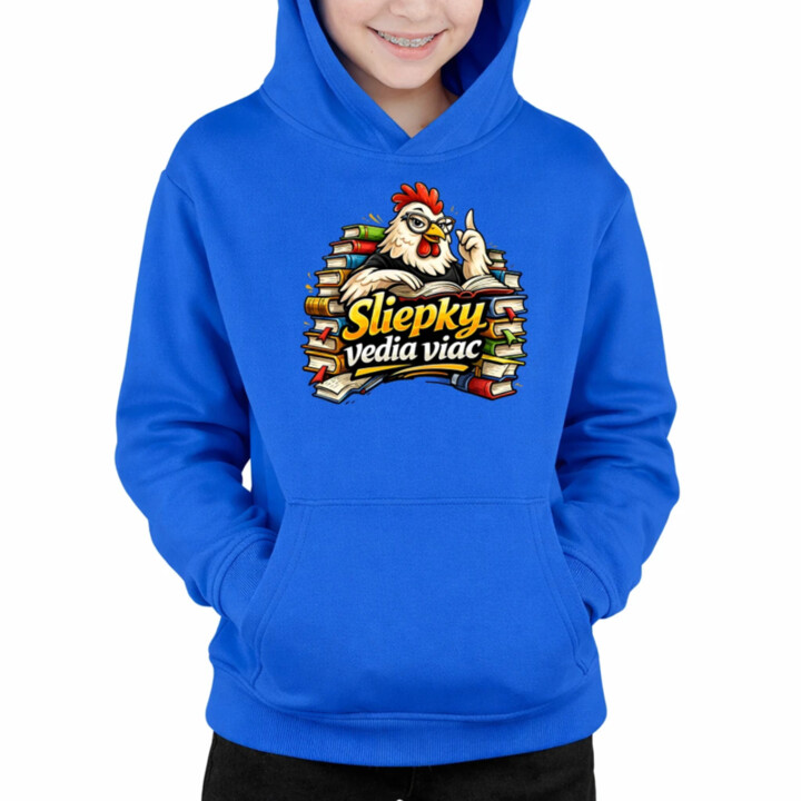 Sliepky vedia viac - detská mikina s kapucňou
