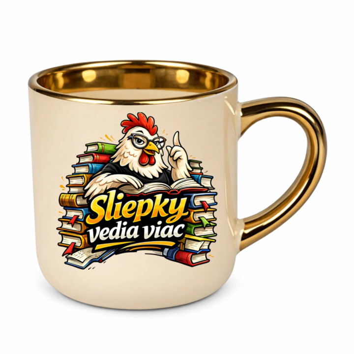 Sliepky vedia viac – Elegantný hrnček na darček