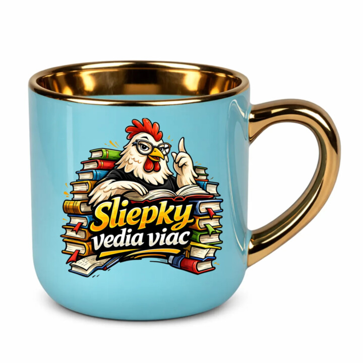 Sliepky vedia viac – Elegantný hrnček na darček