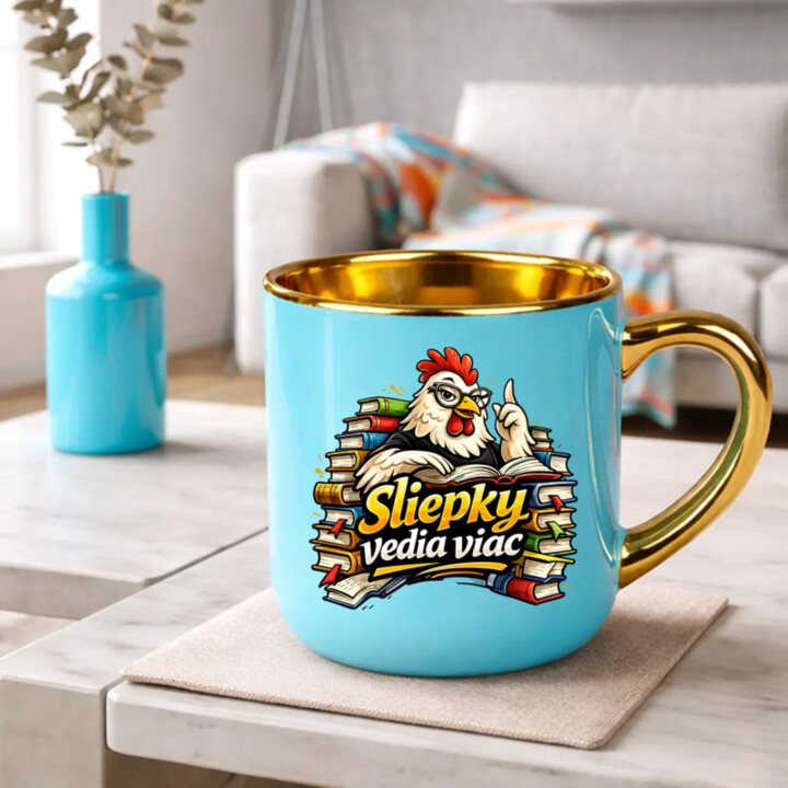 Sliepky vedia viac – Elegantný hrnček na darček