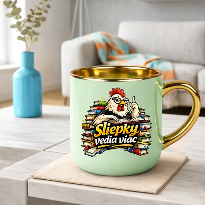 Sliepky vedia viac – Elegantný hrnček na darček