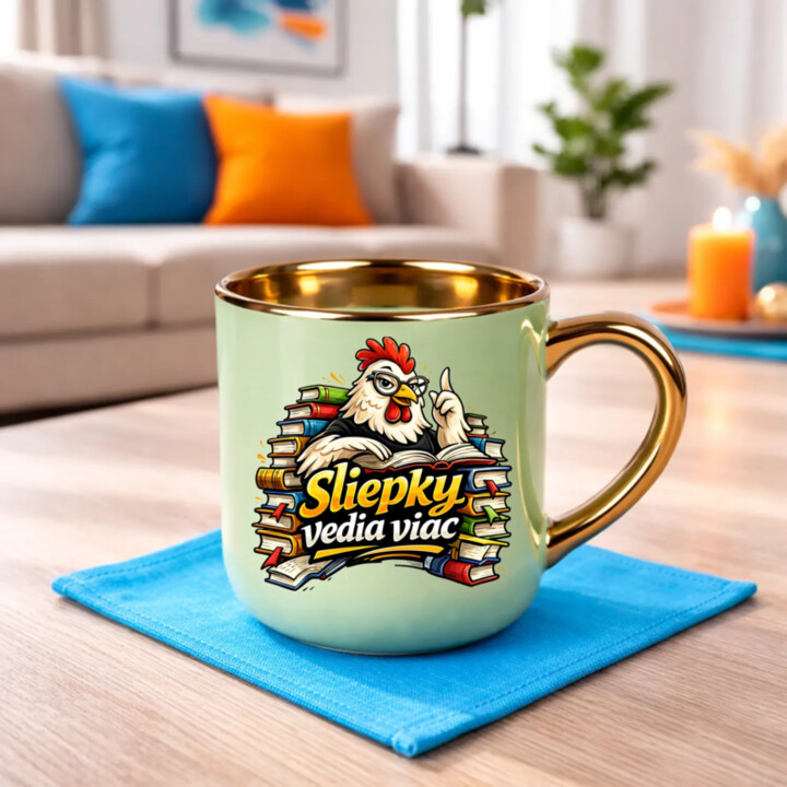 Sliepky vedia viac – Elegantný hrnček na darček