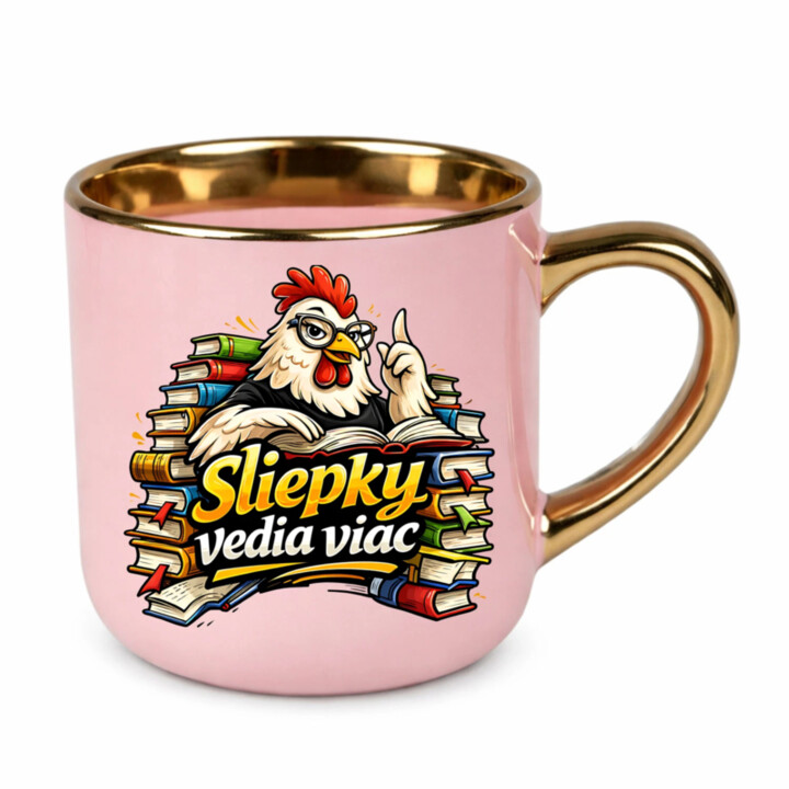 Sliepky vedia viac – Elegantný hrnček na darček