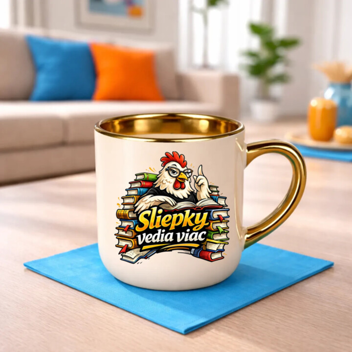 Sliepky vedia viac – Elegantný hrnček na darček