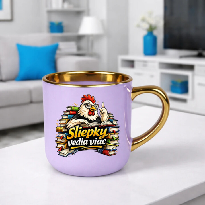 Sliepky vedia viac – Elegantný hrnček na darček
