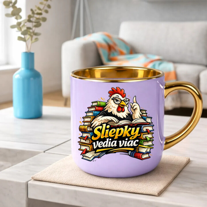 Sliepky vedia viac – Elegantný hrnček na darček