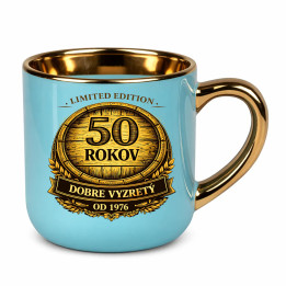 Limited edition 50 rokov - dobre vyzretý - od 1976 – Elegantný hrnček na darček