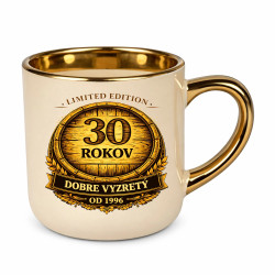 Limited edition 30 rokov - dobre vyzretý - od 1996 – Elegantný hrnček na darček