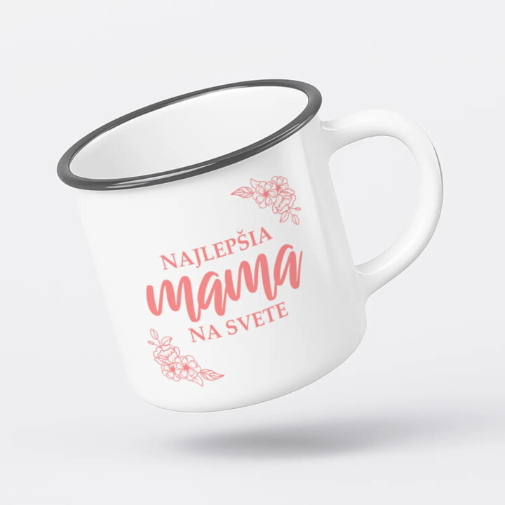 Darčeková sada pre mamu - najlepšia mama na svete - hrnček a sviečka